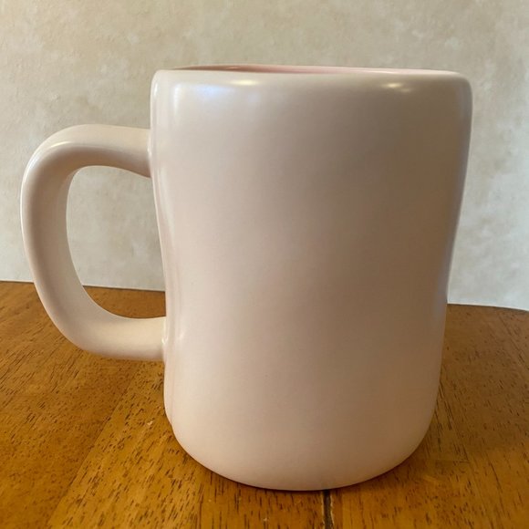 Rae Dunn Easter EGG HUNTING White & Pink Coffee Mug BRAND NEW!! - Picture 2 of 3